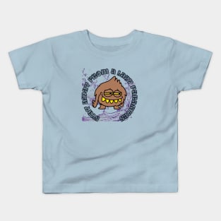 stay away from a lazy parasite Kids T-Shirt